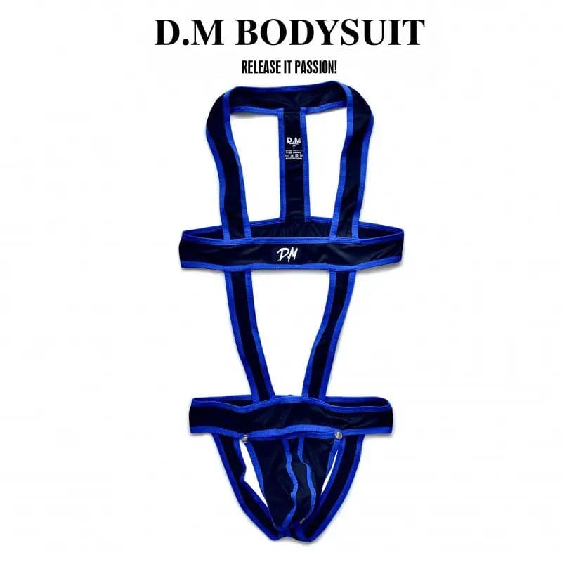 D.M Men's Underwear Sexy Fashion Jumpsuit Shoulder Strap D.M UNDERWEAR