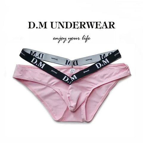 D.M Men's Underwear Low Waist Sexy brief D.M UNDERWEAR