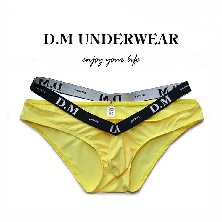 D.M Men's Underwear Low Waist Sexy brief D.M UNDERWEAR