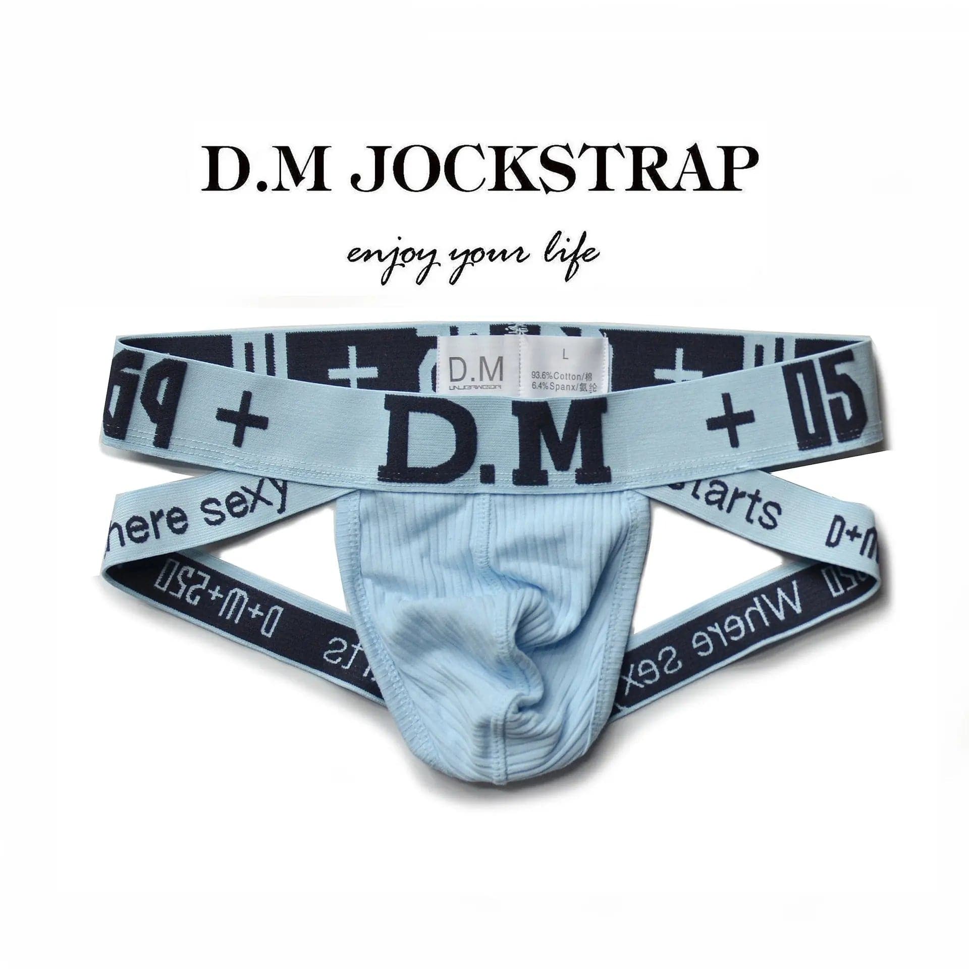 D. M Men's Low Waist Sexy Jockstrap D.M UNDERWEAR
